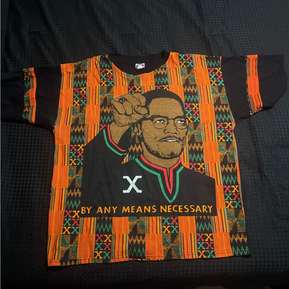 Vintage made in USA Malcom x shirt